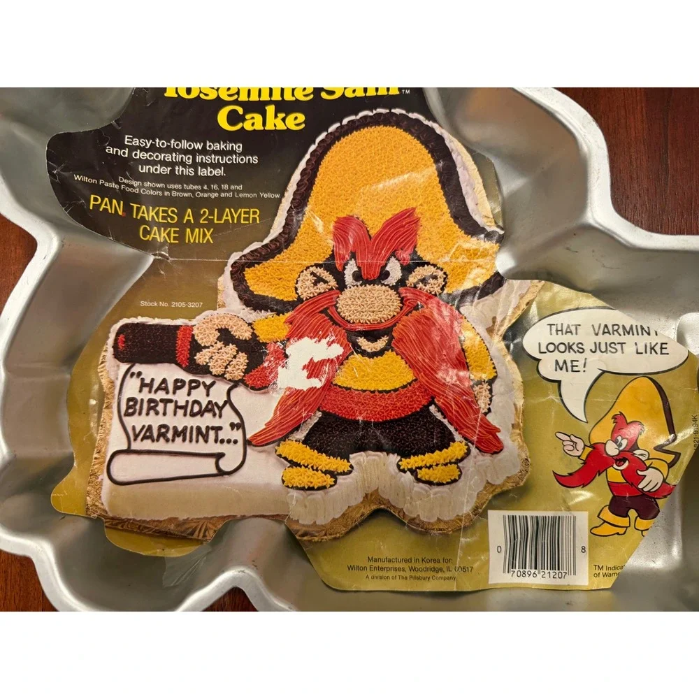 Yosemite Sam Cake Pan Winton 1981 Vintage Looney‎ Tunes